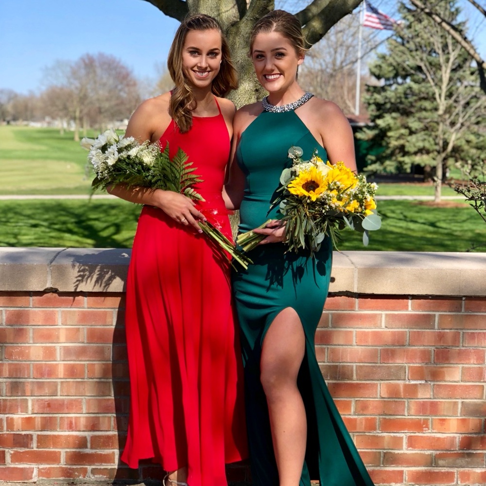City Triangle Emerald Green Prom Dress - Picture 7 of 7